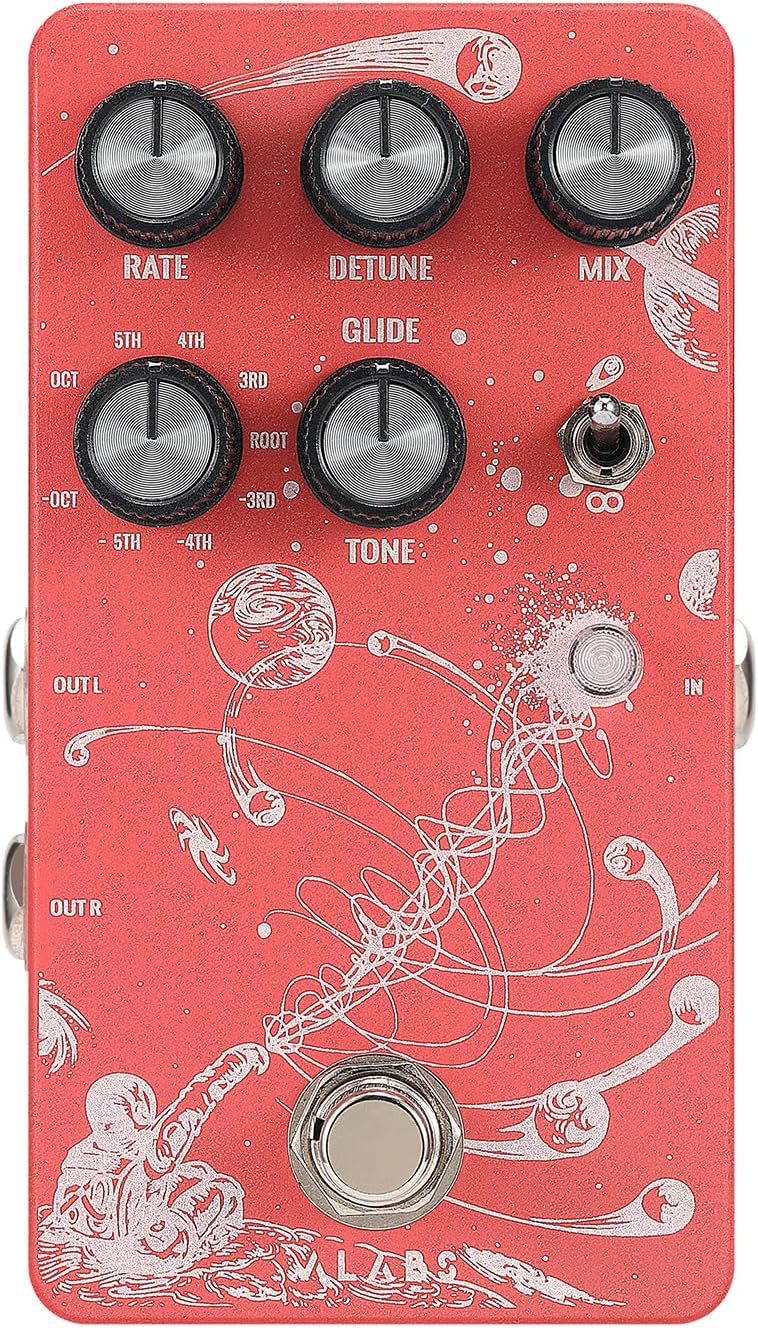 ALABS ORBITAL Pitch Shifter Guitar Pedal | 9 Harmony/Octave Modes | True Stereo & Analog Dry-Through | Built-in Expression Control & Momentary Whammy Glide Effect - Image 1